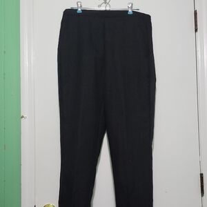 Alfred Dunner Women's Classic Black Trousers